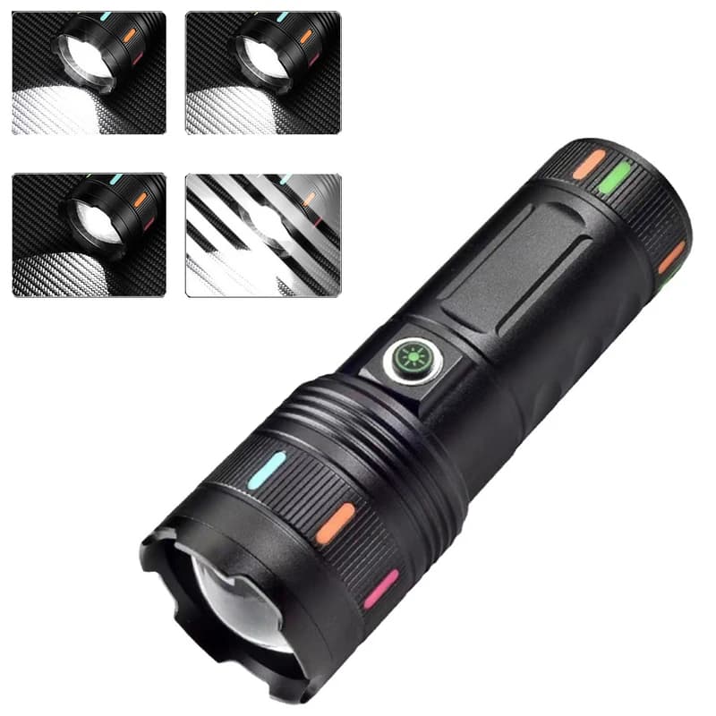 Ліхтар NIGHT VISION FLUORESCENCE 701-PM10-TG, Li-Ion акумулятор, ЗП Type-C, індикація заряду, zoom — фото 6