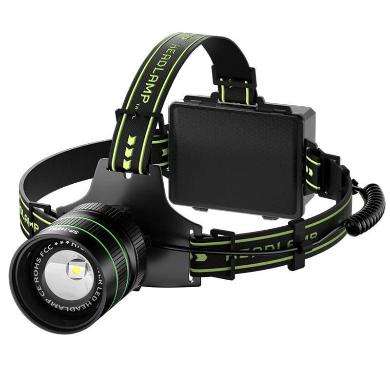 Ліхтар налобний TD-XI-TG-60W, Motion Sensor, 3x18650, Power Bank, ЗП Type-C, zoom, Box — фото 2