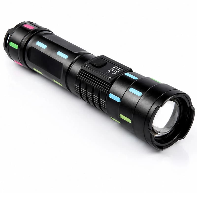 Ліхтар NIGHT VISION FLUORESCENCE 626-TG, 1х18650, ЗУ Type-C, zoom, Box — фото 2