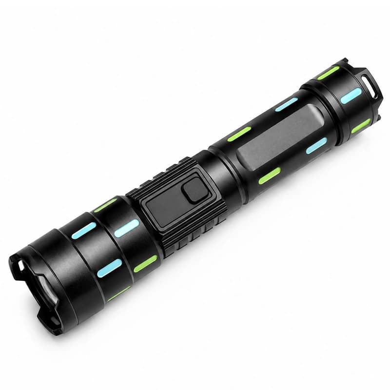 Ліхтар NIGHT VISION FLUORESCENCE 626-TG, 1х18650, ЗУ Type-C, zoom, Box — фото 5