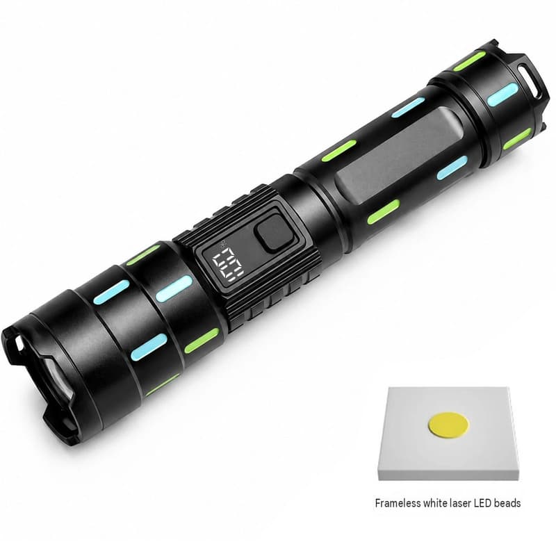 Ліхтар NIGHT VISION FLUORESCENCE 626-TG, 1х18650, ЗУ Type-C, zoom, Box — фото 8
