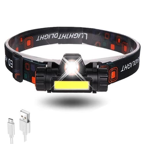 Ліхтар налобний BL-8101-XPE+COB, Li-Ion акумулятор, димер, магніт, ЗУ microUSB — фото 4