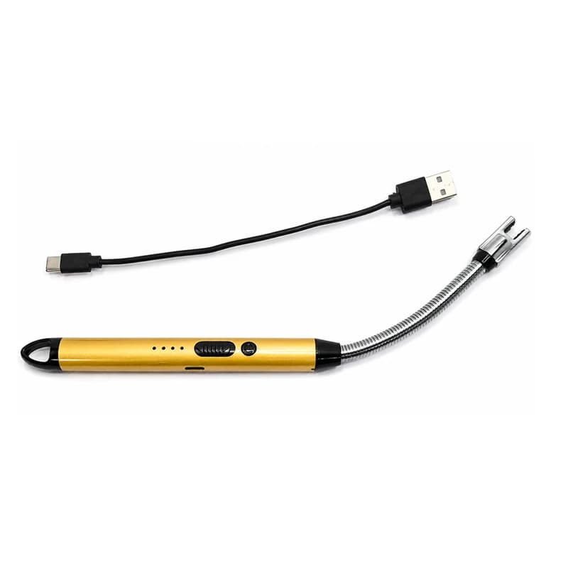 Електронна USB-запальничка HL-891 з гнучкою головою для плити, свічок та багаття, Type-C, вітрозахисна — фото 2