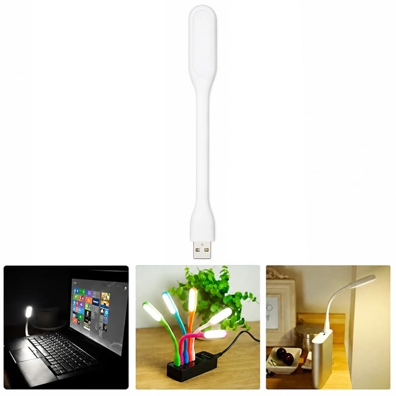 Портативна гнучка лампа TN-X100-COB WHITE із живленням від USB