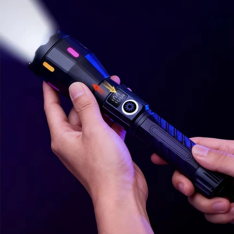 Ліхтар NIGHT VISION FLUORESCENCE M11R-4TG(White+Red+Blue+Green), 1x18650, індикація заряду, ЗУ Type-C, zoom — фото 3