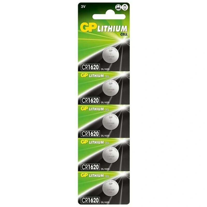 Батарейка GP CR1620 Lithium B5/P20