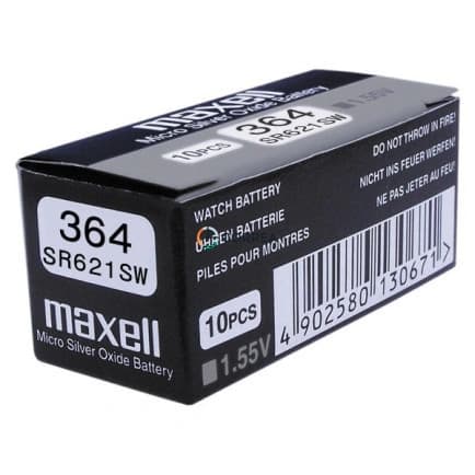 Батарейка MAXELL SR 621SW 364(AG1) /Box 10