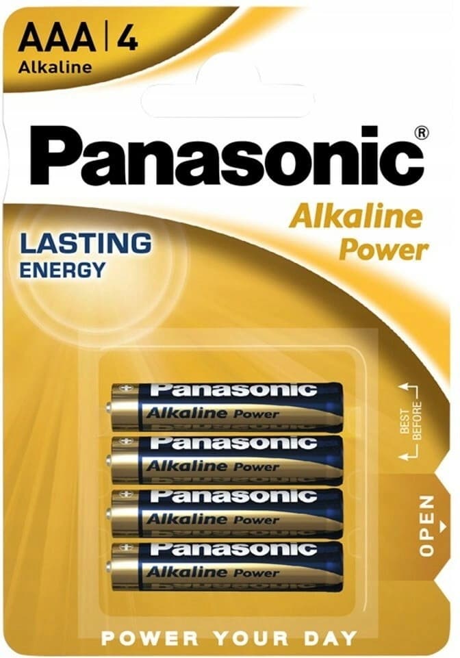 Батарейки Panasonic LR03 Alkaline AAA/B4/12/60
