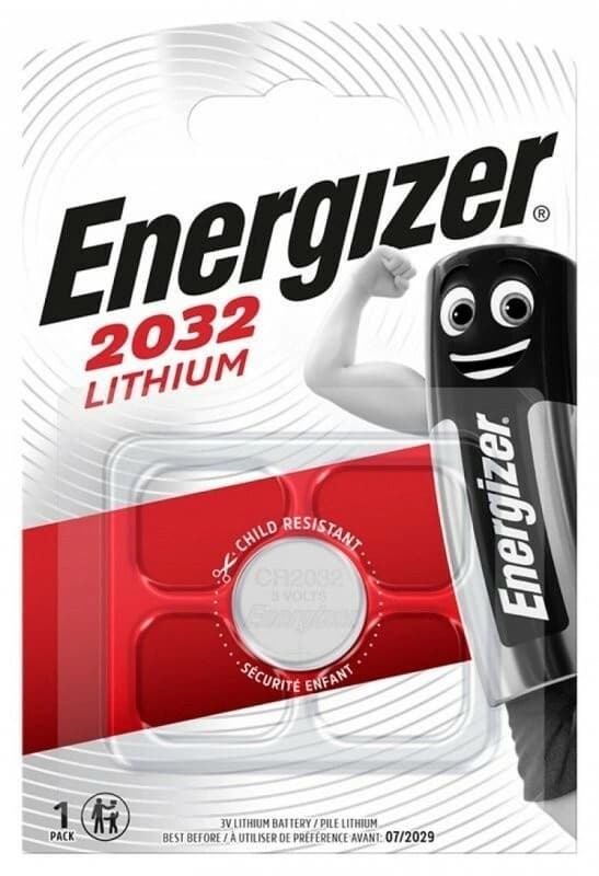 Батарейка Energizer CR2032 Lithium /B1/P10/P140