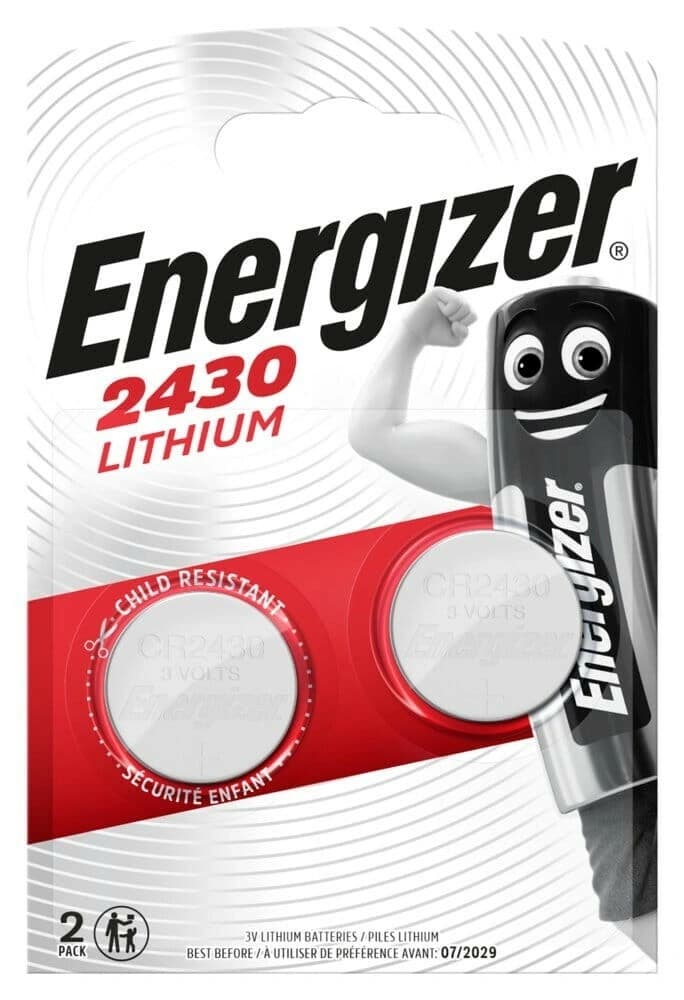 Батарейка Energizer 2430 Lithium /B2/P10/P140