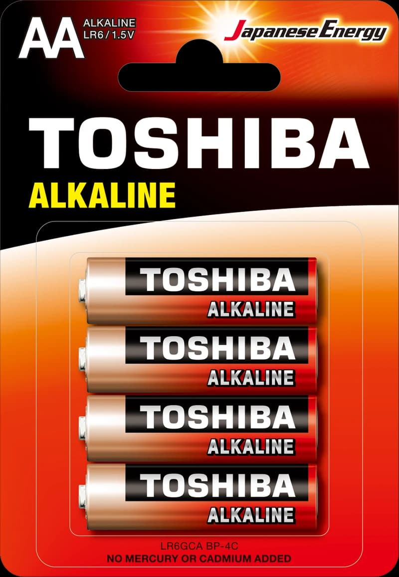 Батарейка Toshiba LR6 Red Alkaline /B4