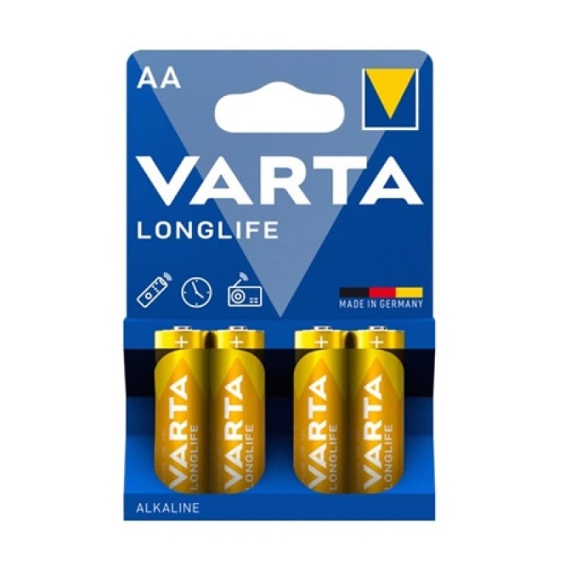 Батарейка Varta LR6/AA Longlife Alkaline /B4/P20/P100