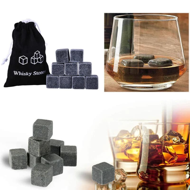 Камені для віскі Whisky Stones (сірі) — фото 2