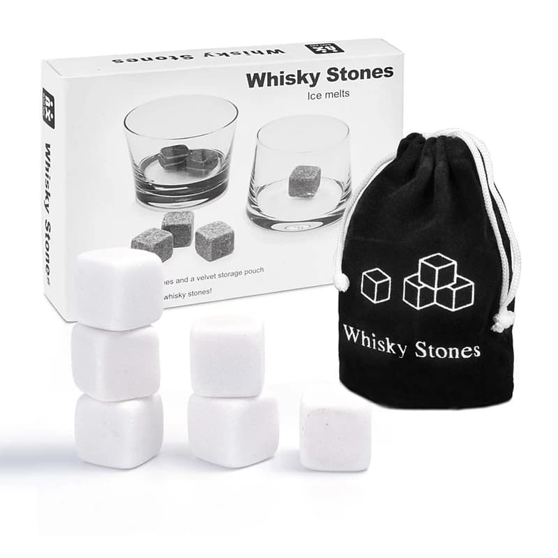 Камені для віскі Whisky Stones (білі) — фото 5