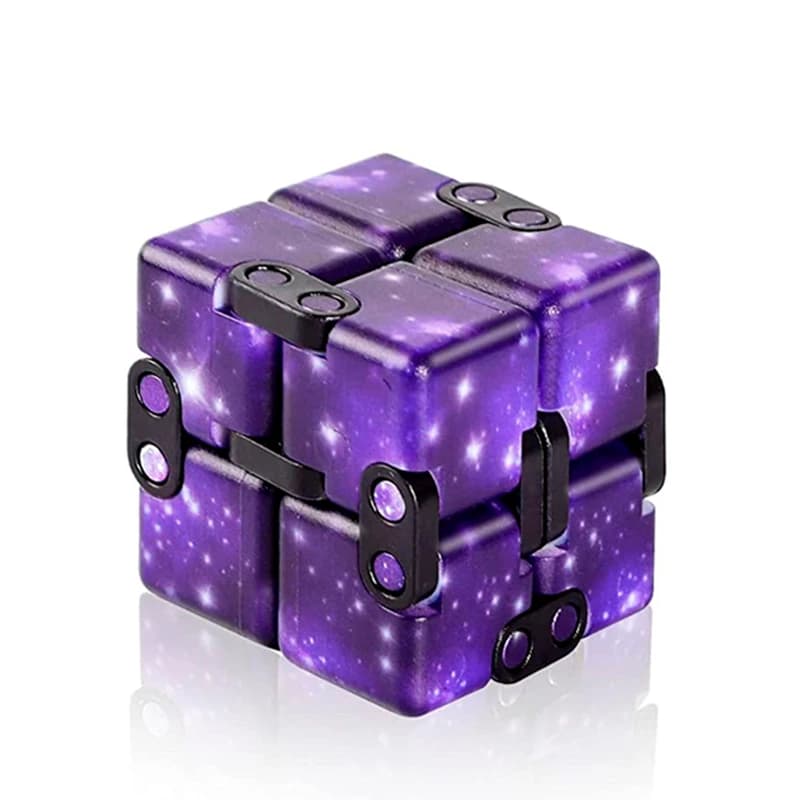 Кубик антистрес Infinity Cube космос (фіолетовий) — фото 2