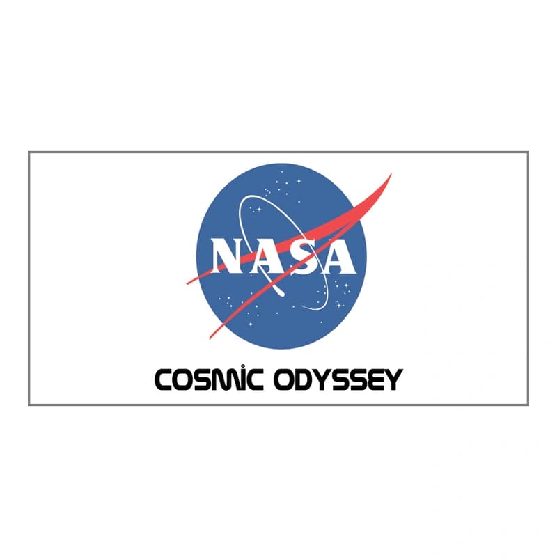 Чашка з принтом 65601 NASA (блакитна) — фото 2