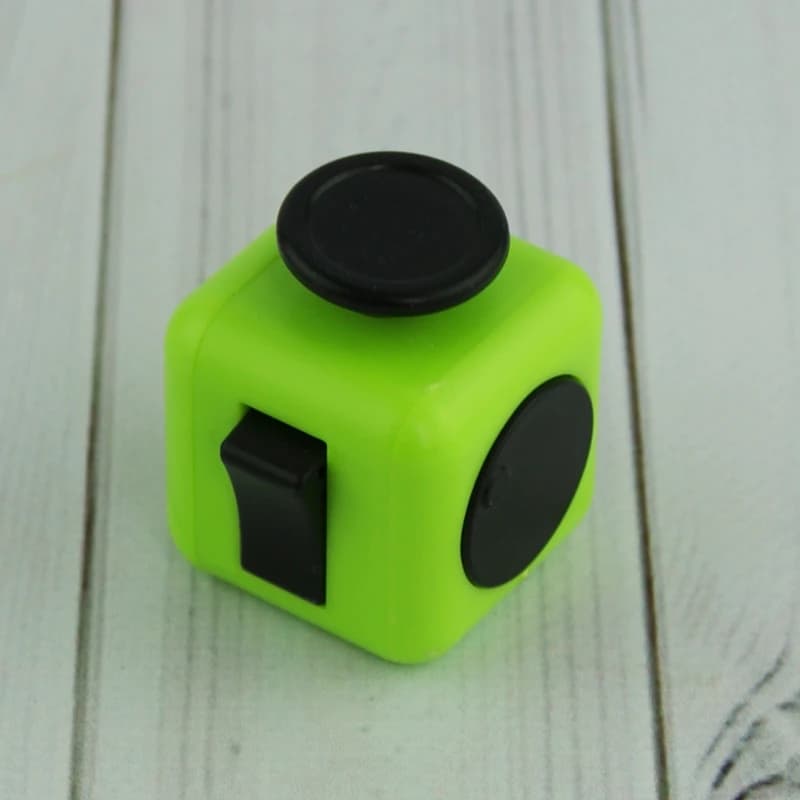 Кубик антистрес Fidget Cube (зелений з чорним) — фото 3