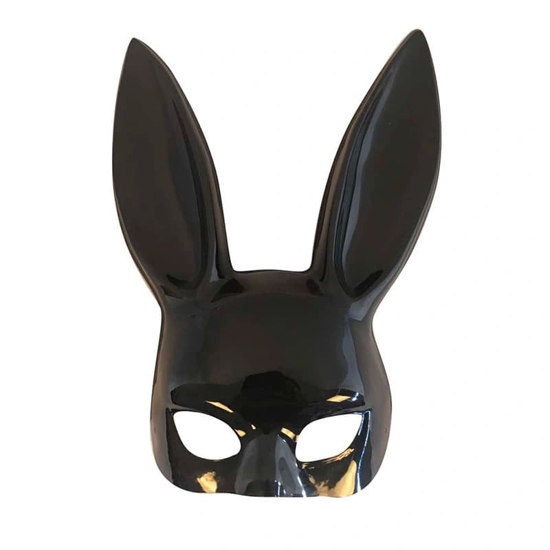 Маска Кролик PlayBoy Lux (чорна) — фото 4