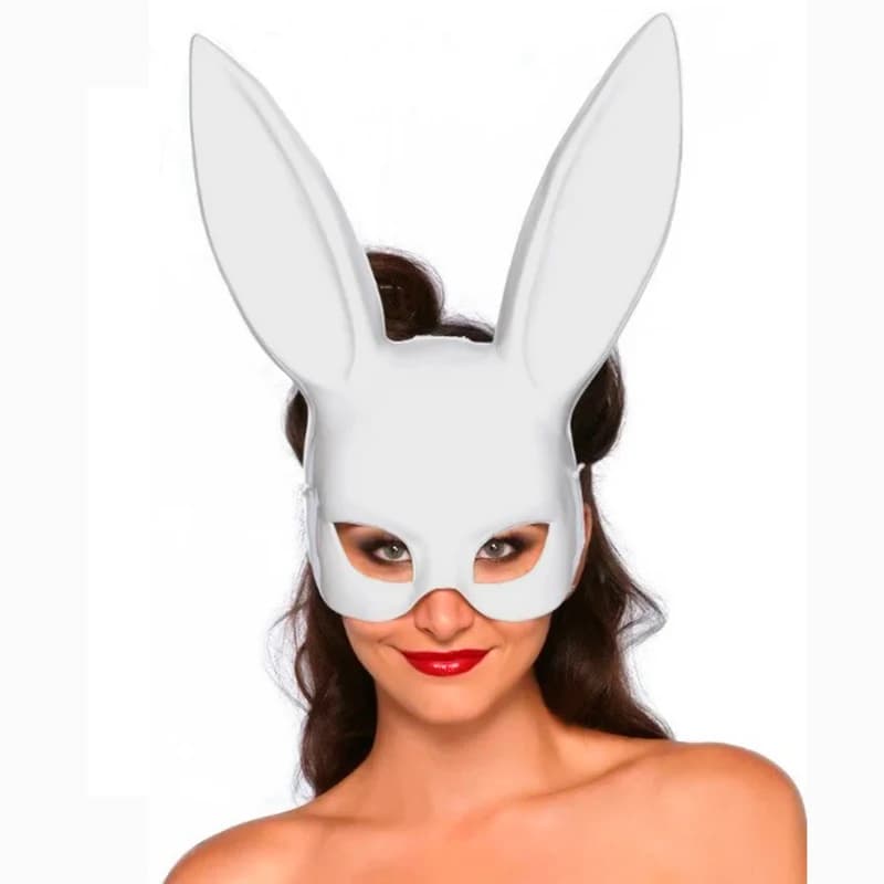 Маска Кролик PlayBoy Lux (біла) — фото 1