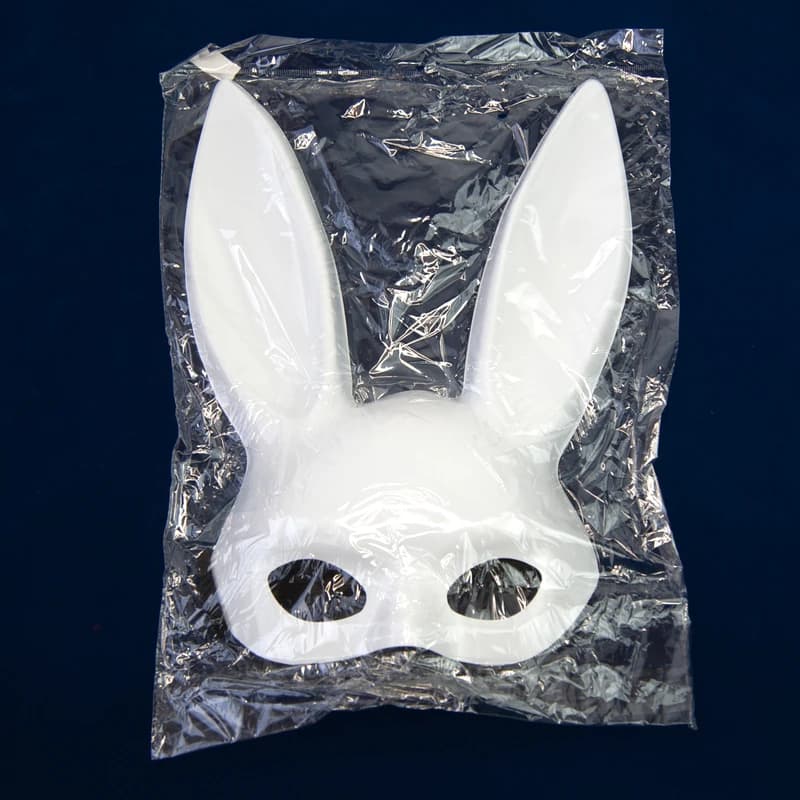 Маска Кролик PlayBoy Lux (біла) — фото 2