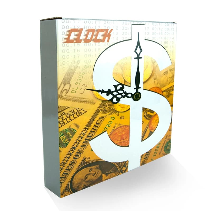 Годинник йде у зворотний бік Anti-clock (коричневий) — фото 3