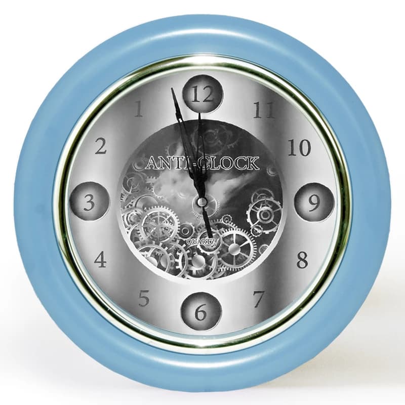 Годинник зі зворотним ходом Anti-clock Ц012 (сині) — фото 1