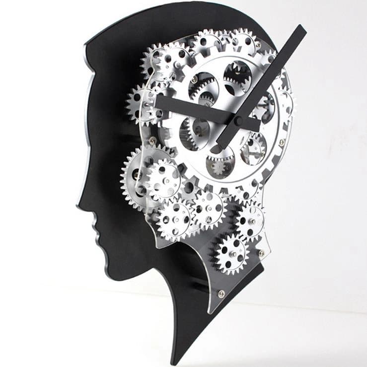 Годинник Skeleton з відкритим механізмом Gear Clock Голова — фото 3