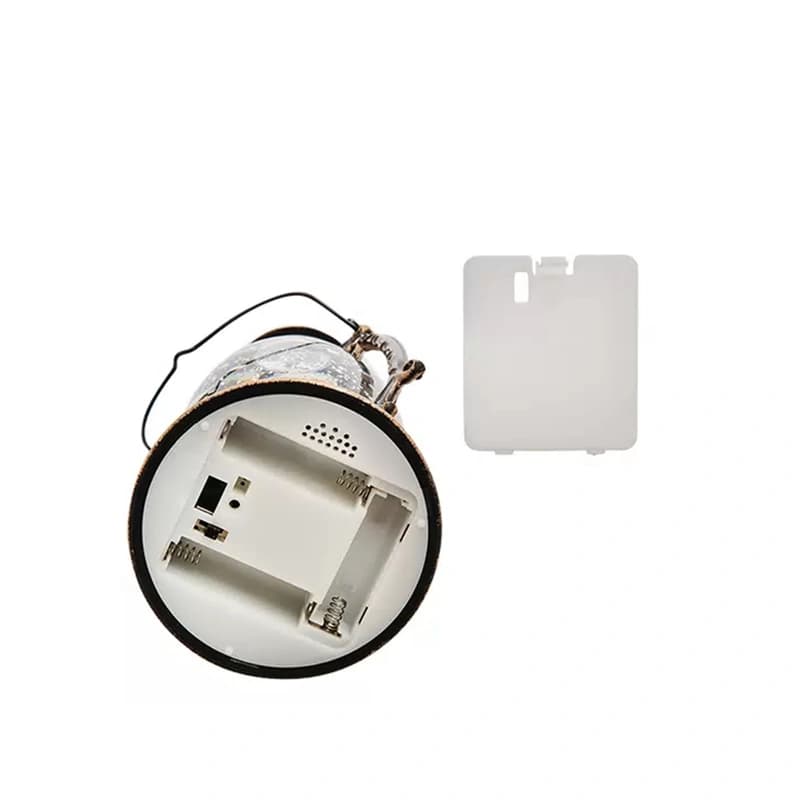 Ліхтар Новорічний LED музичний 23 см 13341 на батарейках та USB — фото 4