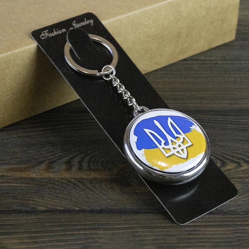 Брелок 6979 об'ємний Все буде Україна! — фото 2