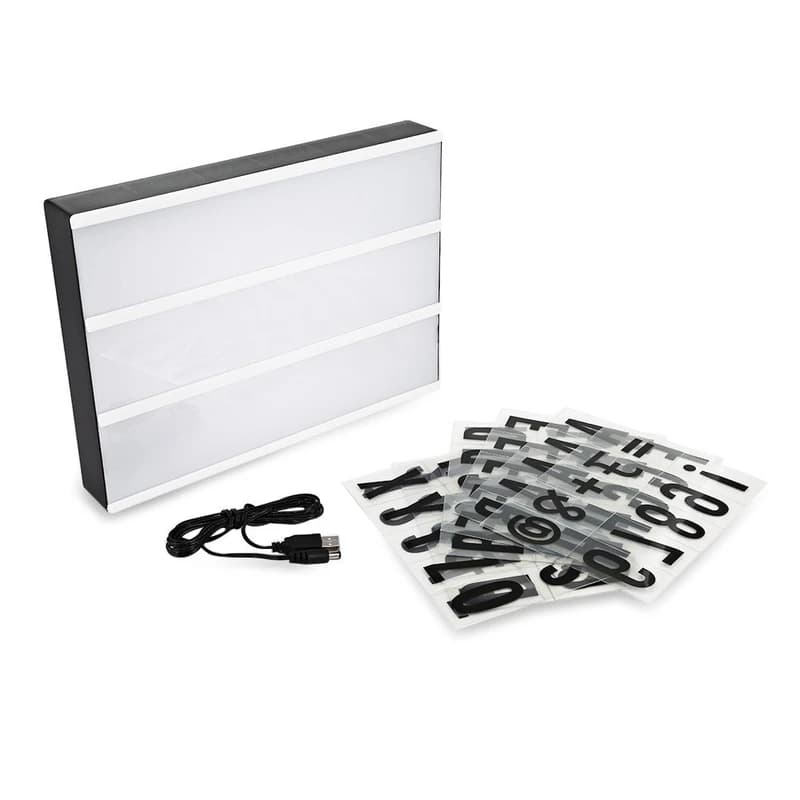 Світний ЛАЙТБОКС 80 БУКВ LIGHTBOX А4 — фото 4