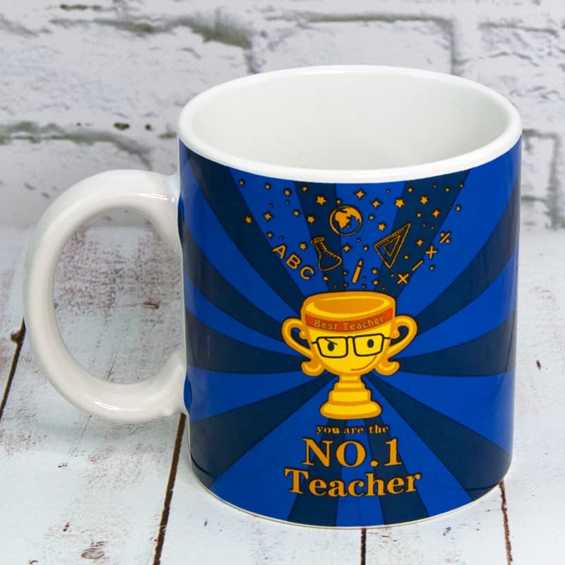 Кухоль для вчителя Вчитель №1 - Teacher №1 600 мл — фото 1