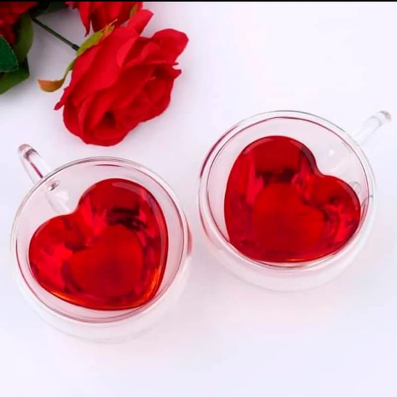 Чашка з подвійними стінками Серце 180 ml — фото 3