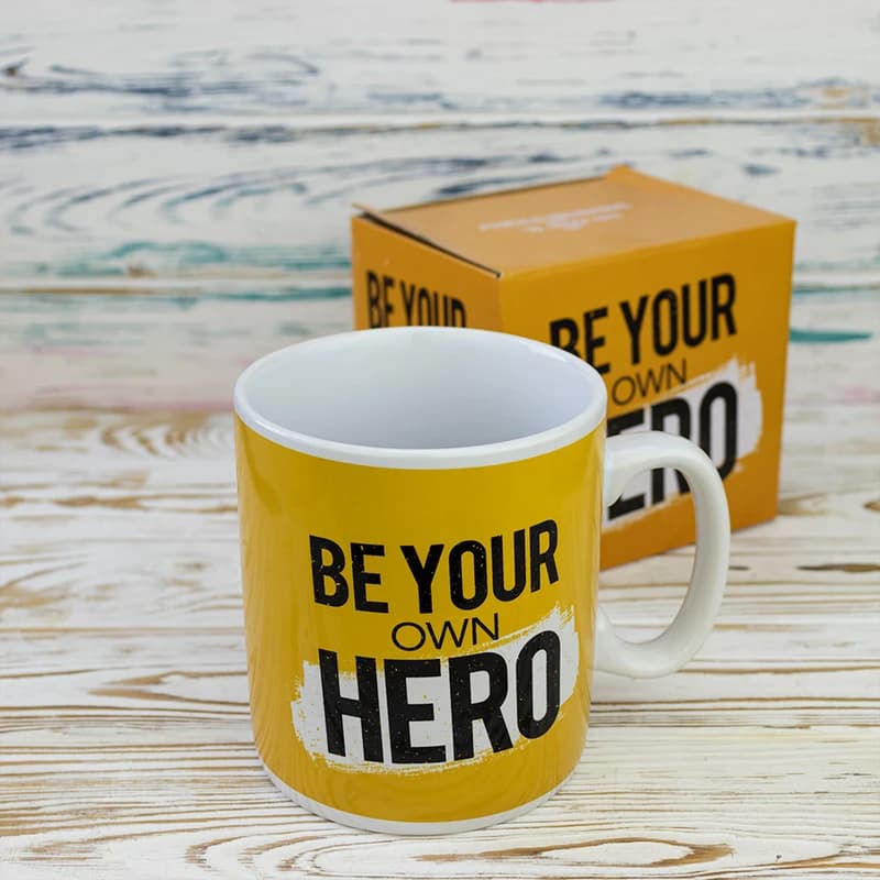 Кухоль Гігант Будь своїм власним героєм - Be your own hero — фото 3