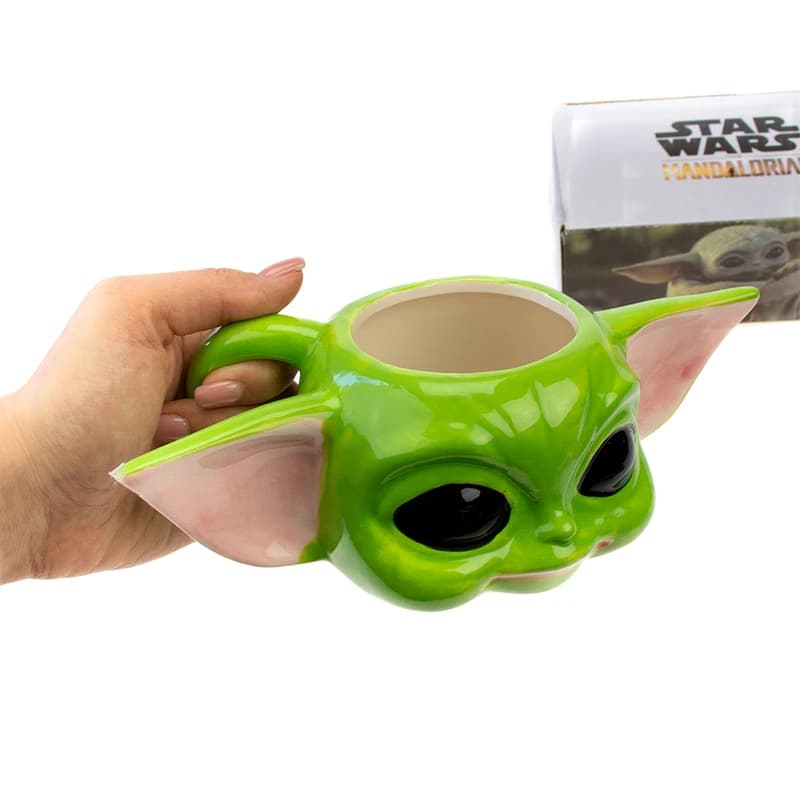 Кухоль фігурний Star Wars малюк Йода Мандалорец