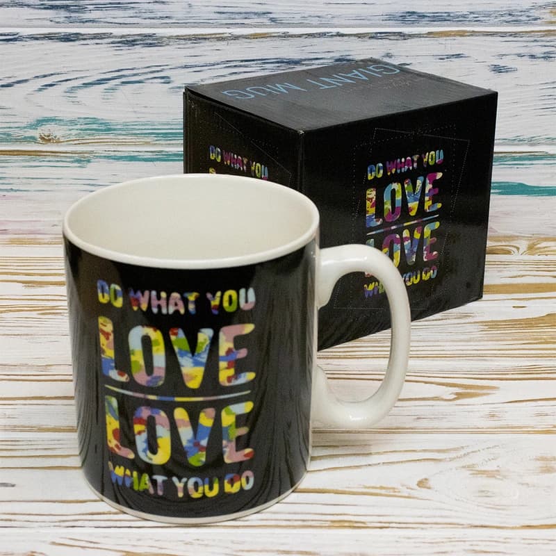 Кухоль Гігант Роби те, що любиш... - Do what you love