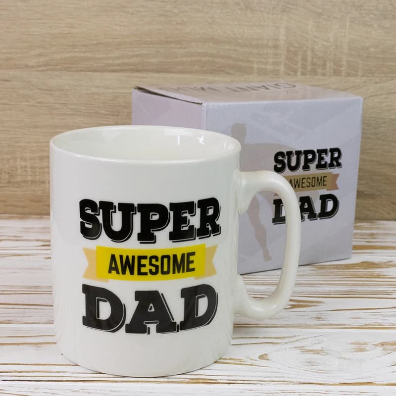 Кухоль Гігант Супер приголомшливий тато - Super dad — фото 2