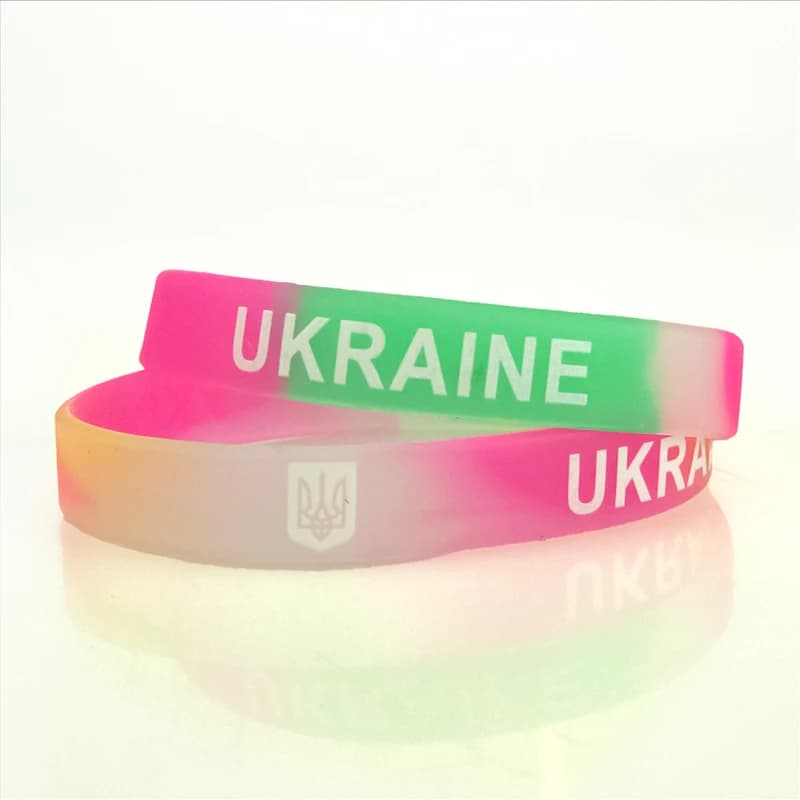 Браслет силіконовий Ukraine світлонакопичувальний (1 шт) — фото 2