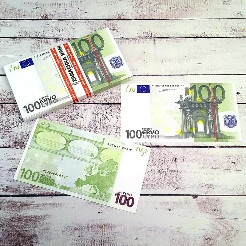 Сувенірні гроші 100 євро — фото 3