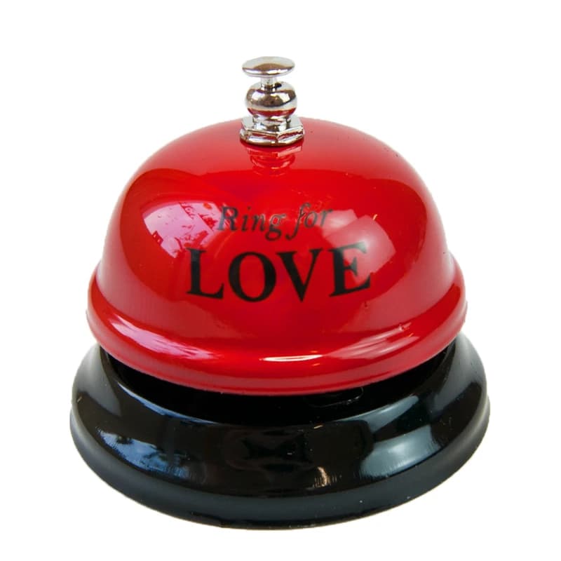 Дзвінок настільний LOVE (червоний)