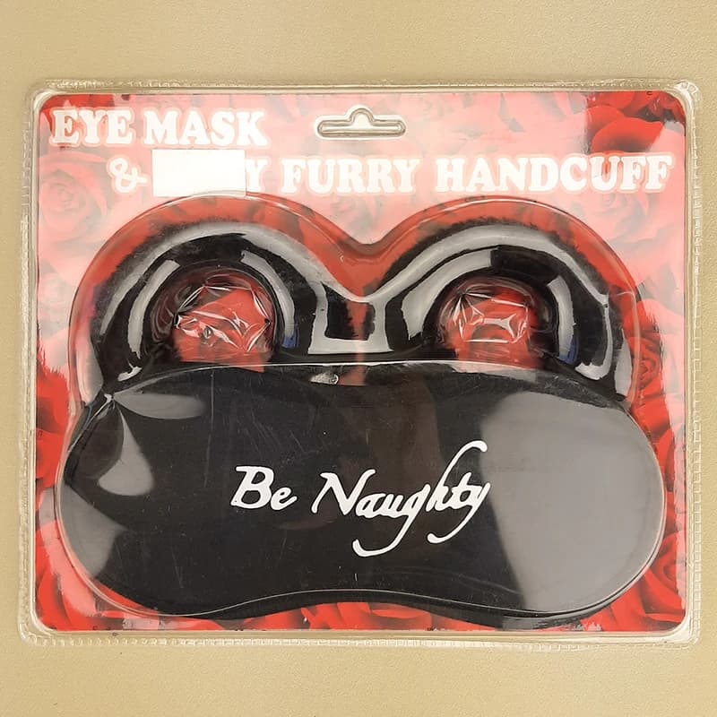 Еротичний набір BE NAUGHTY (чорний)