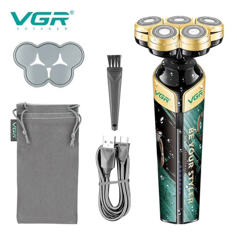 Електробритва VGR V-330, роторна, IPX5